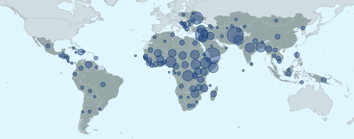 world map